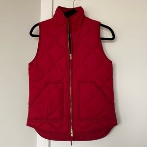 Red J.Crew factory vest
